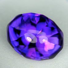 Purple amethyst displays blue color change in some light, Dazzling