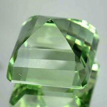 Prasiolite 18.33 ct, VVS, Light Basil Green, Emerald Cut, Brazil