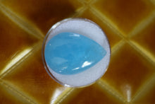 Blue Hemimorphite 22.15 ct. Teardrop Cabochon Translucent