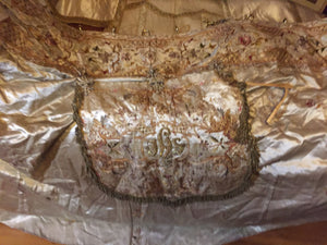 Arch Bishop's Robe Louis XIVth Court of the Sun King, French Vestment, Gold, Silk Satin