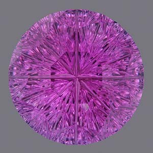 Amethyst, 41.97 ct. Bright Purple, Cut by John Dyer, Bahia, Brazil