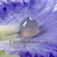 9.16 Carat Chalcedony Cabochon with Ghost Light Cut by Master Cutter