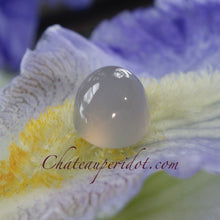 9.16 Carat Chalcedony Cabochon with Ghost Light Cut by Master Cutter