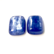 Top Shelf, Blue Kyanite Matched Pair of Cabochons 22.33 ct.