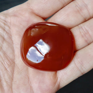 Agate Cabochon, 106 ct. Red, Rounded Rectangular, Victorian Favorite