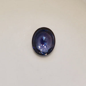 Blue Spinel, 4.14 Ct. Natural Intense Vivid Color, Oval Cut, VVS, Sri Lanka