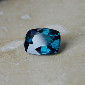 Fantastic Color in this true peacock blue spinel