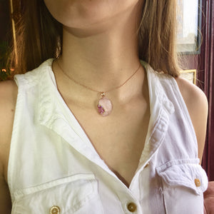 Marco Moore Necklace, Rose de France Pink Sapphire Diamond