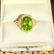 SOLD 5.66ct. Classic, Deep Green Himalayan Peridot Ring, Size 7 CLEARANCE