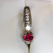 Beautiful, .50 plus ct. Ruby Ring, with .70+ ct. diamonds in 14kwg