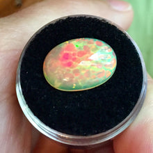 Ethiopian Welo Opal, 4.80 ct. 5/5 Oval Cabochon, Honeycomb Top Fire