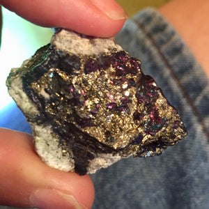 51 gram Covellite / Pyrite, Butte, Montana, Leonard Mine, RARE