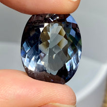 Namibian Apatite, 31.13 Ct. Flawless, Blue Gray, Rare Size/Color/Clarity, Oval Cut