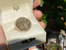 Diamond Ring, 2.52 Ct. Multicolored, 14k Size 7.25