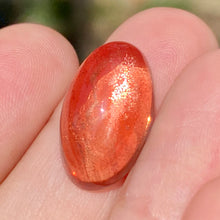 ct. Oregon Sunstone calibrated cabochon oval orange/copper
