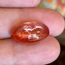 ct. Oregon Sunstone calibrated cabochon oval orange/copper