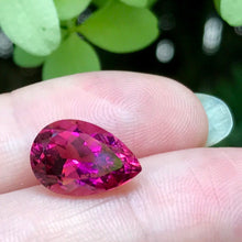 Mozambique Rubellite dead ringer for ruby. natural rubellite untreated and rare due to VVS clarity in "Type III" gem