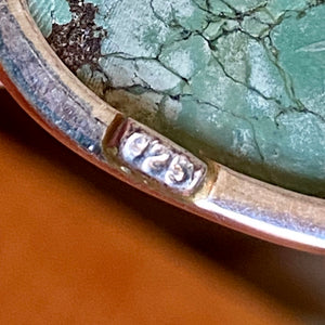 91.00 ct. Tibetan Turquoise Pendant, .925 Silver