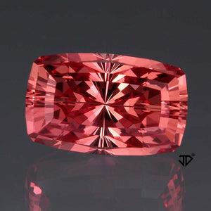 3.94 Imperial Topaz, Cushion Cut by John Dyer, Imperial Pink