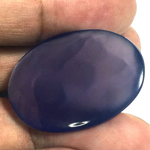 purple tortoise shell chalcedony 34.00 carats