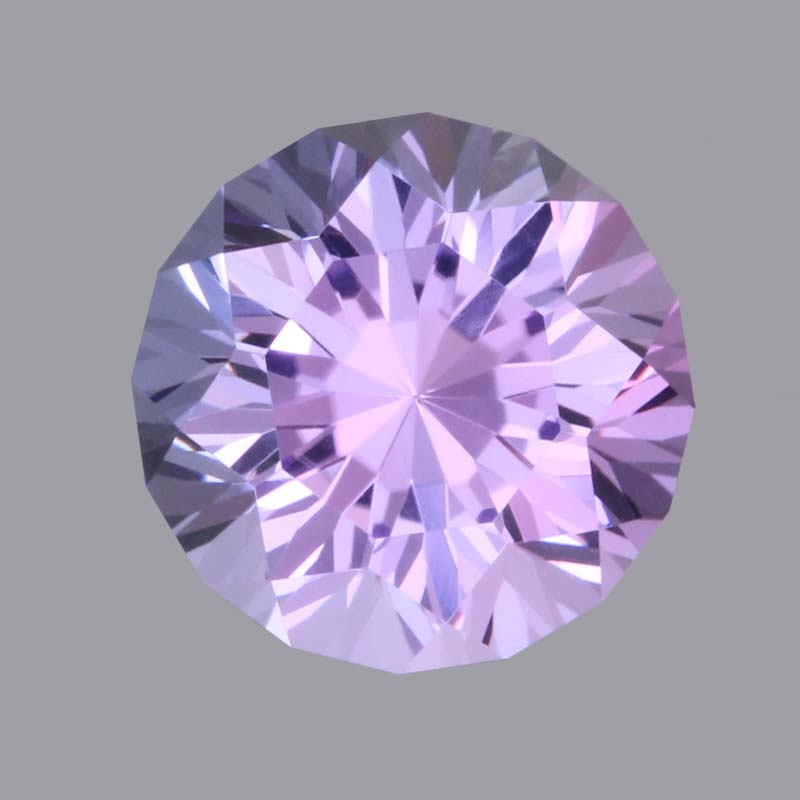 4.99 ct. Bluish Violet Tanzanite, Round, Cut by John Dyer